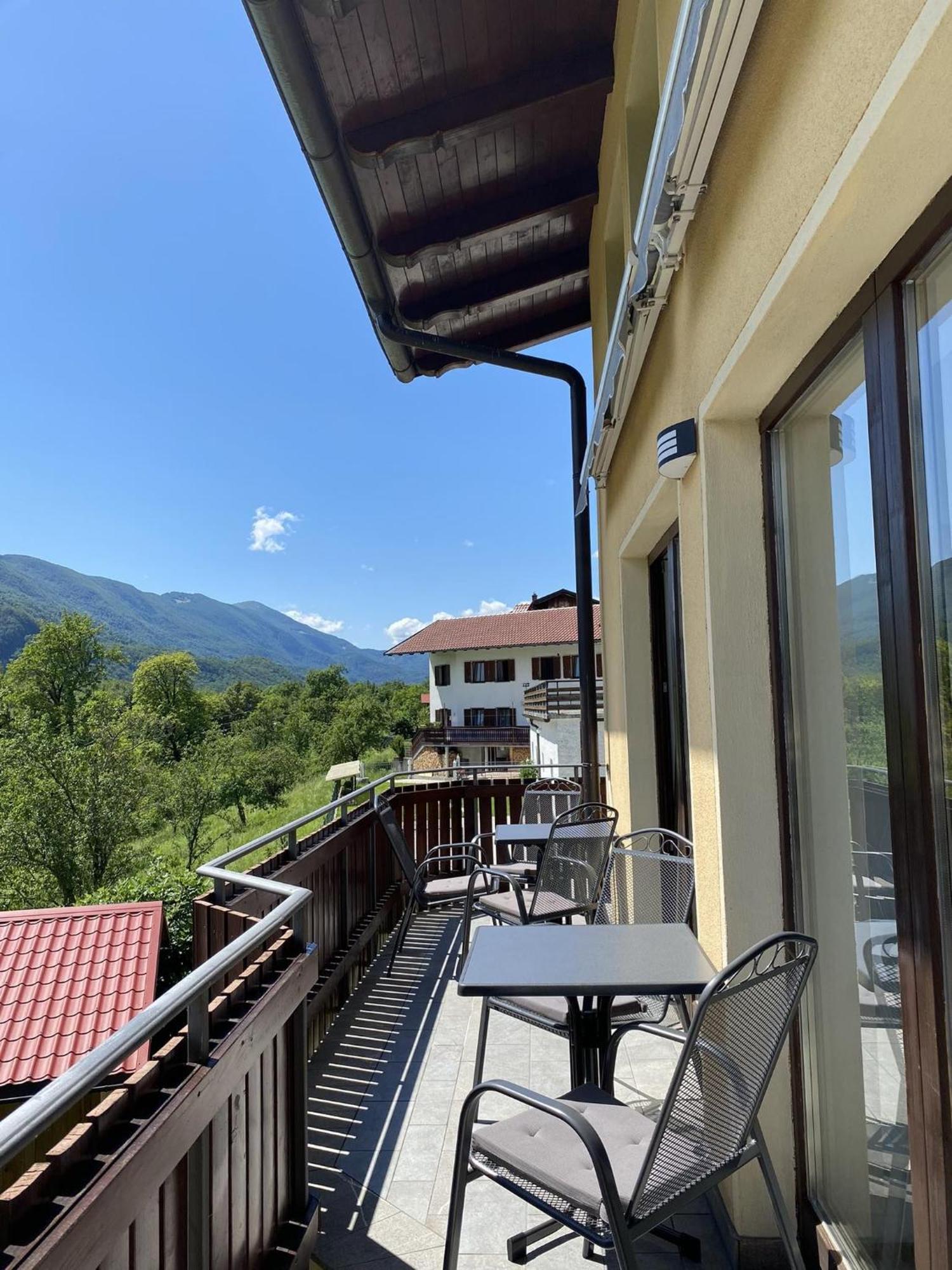 Apartma Logar Kobarid Bagian luar foto